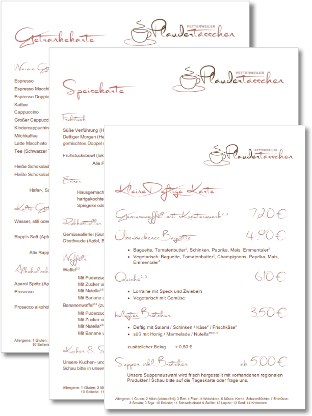 Speisekarte